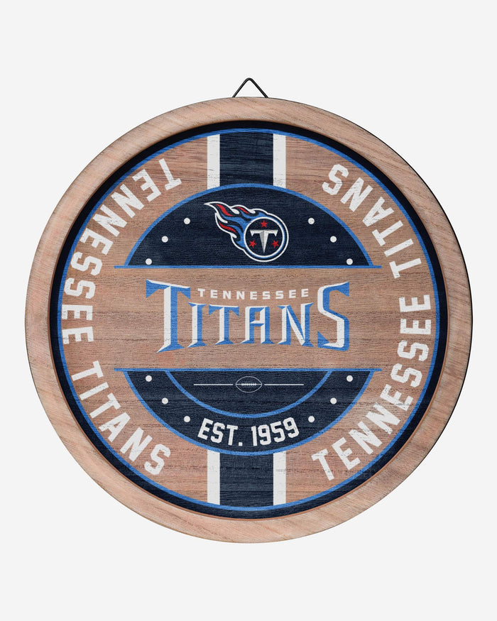 Tennessee Titans Wooden Barrel Sign FOCO - FOCO.com