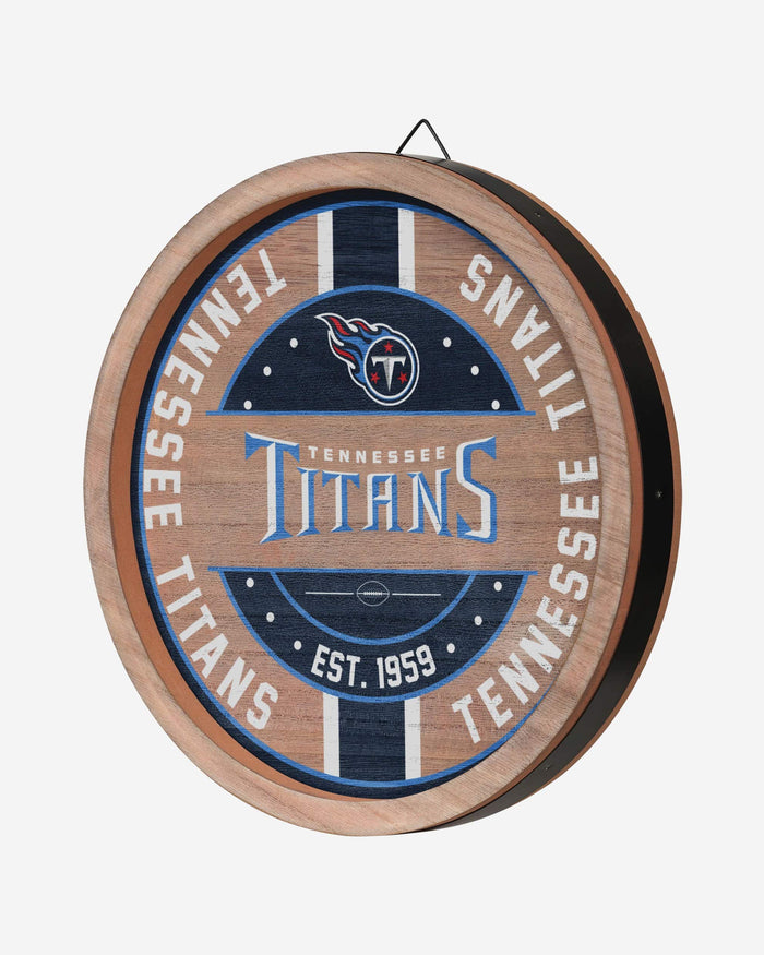 Tennessee Titans Wooden Barrel Sign FOCO - FOCO.com