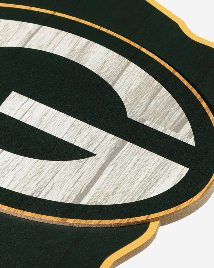 Green Bay Packers Wood State Sign FOCO - FOCO.com