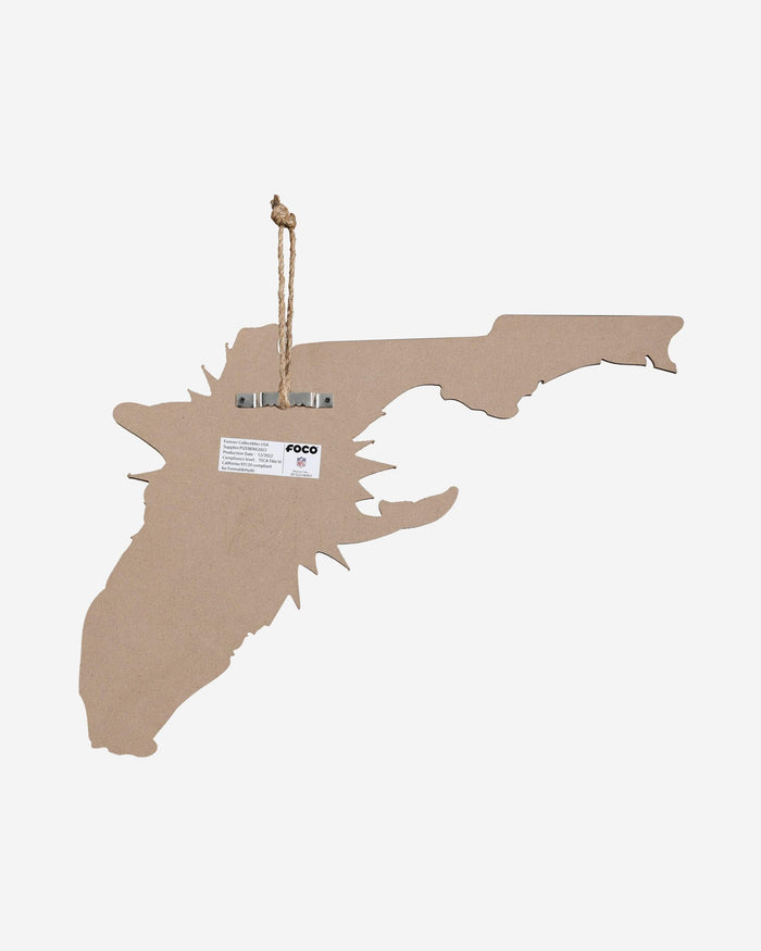 Miami Dolphins Wood State Sign FOCO - FOCO.com