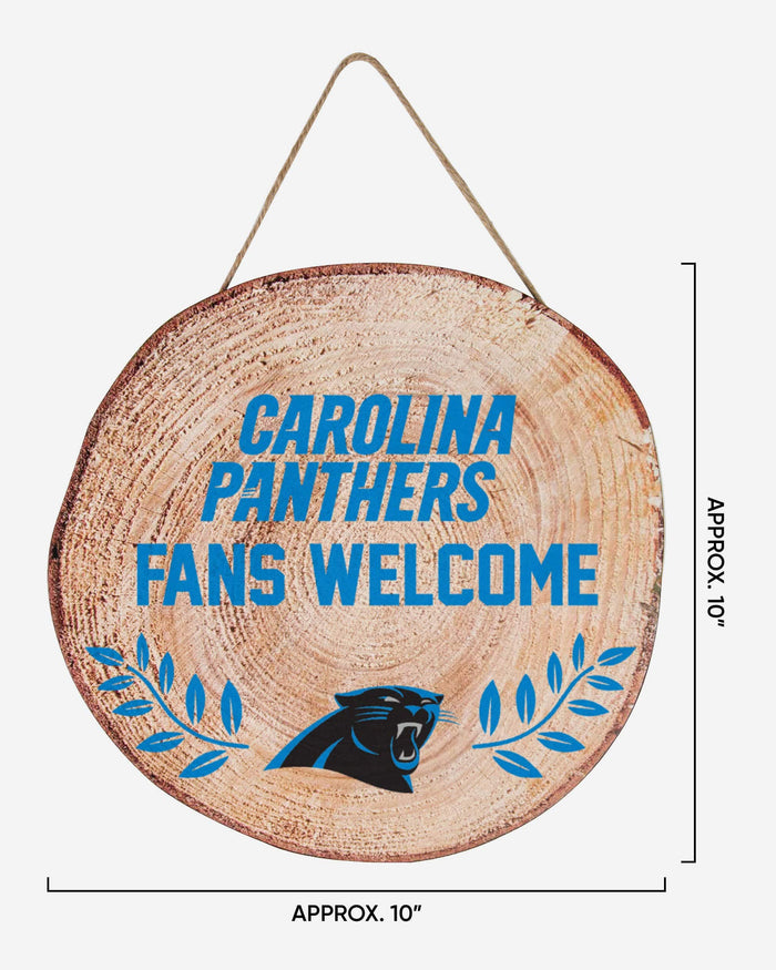 Carolina Panthers Wood Stump Sign FOCO - FOCO.com