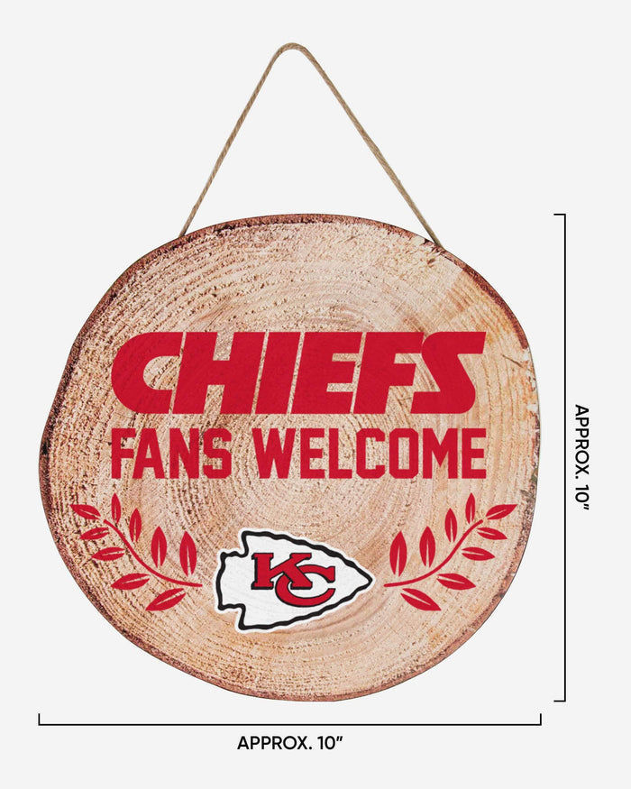 Kansas City Chiefs Wood Stump Sign FOCO - FOCO.com