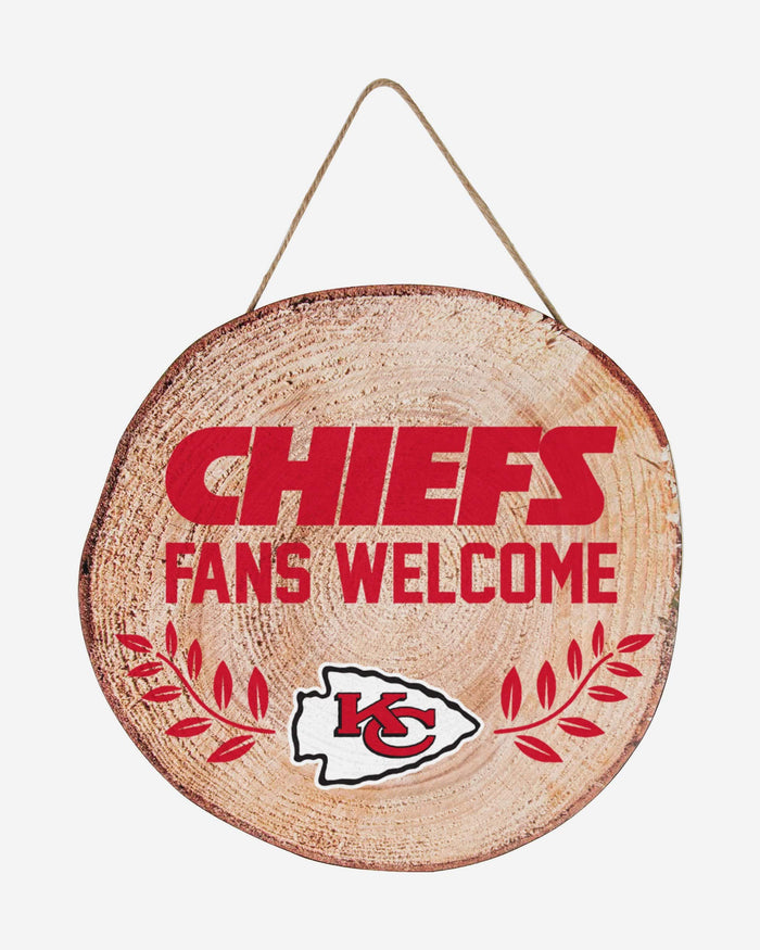 Kansas City Chiefs Wood Stump Sign FOCO - FOCO.com