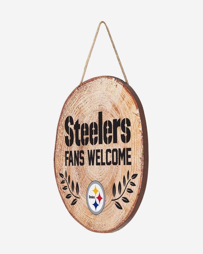 Pittsburgh Steelers Wood Stump Sign FOCO - FOCO.com