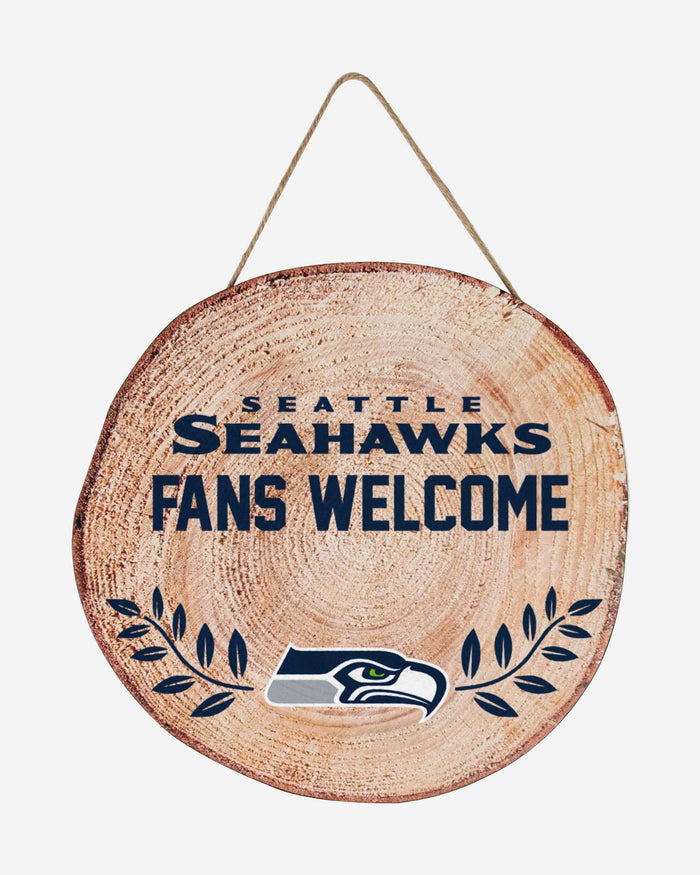 Seattle Seahawks Wood Stump Sign FOCO - FOCO.com