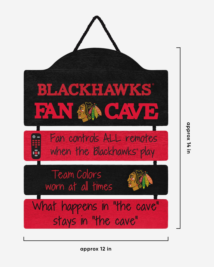 Chicago Blackhawks Mancave Sign FOCO - FOCO.com