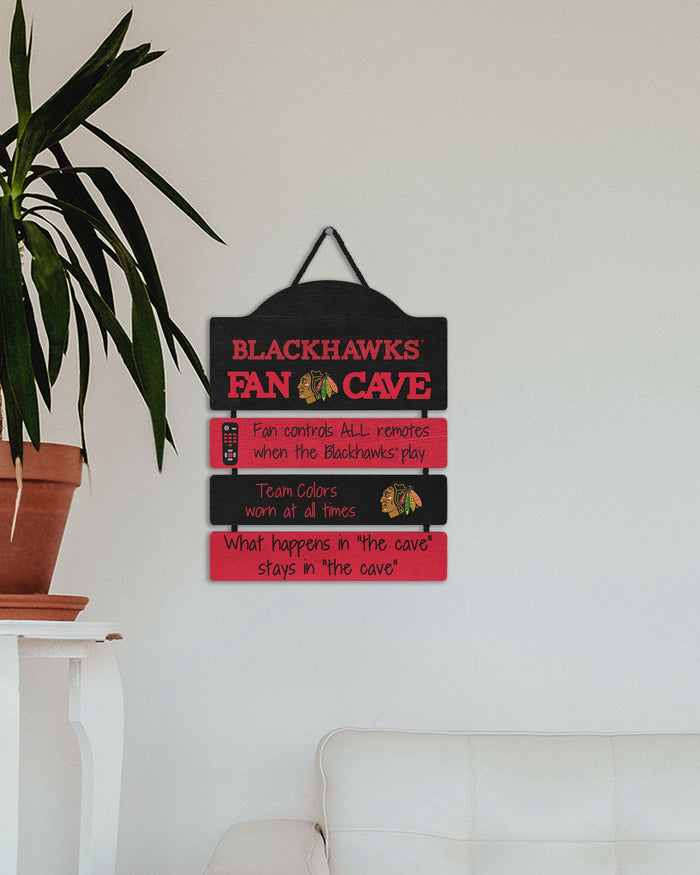 Chicago Blackhawks Mancave Sign FOCO - FOCO.com
