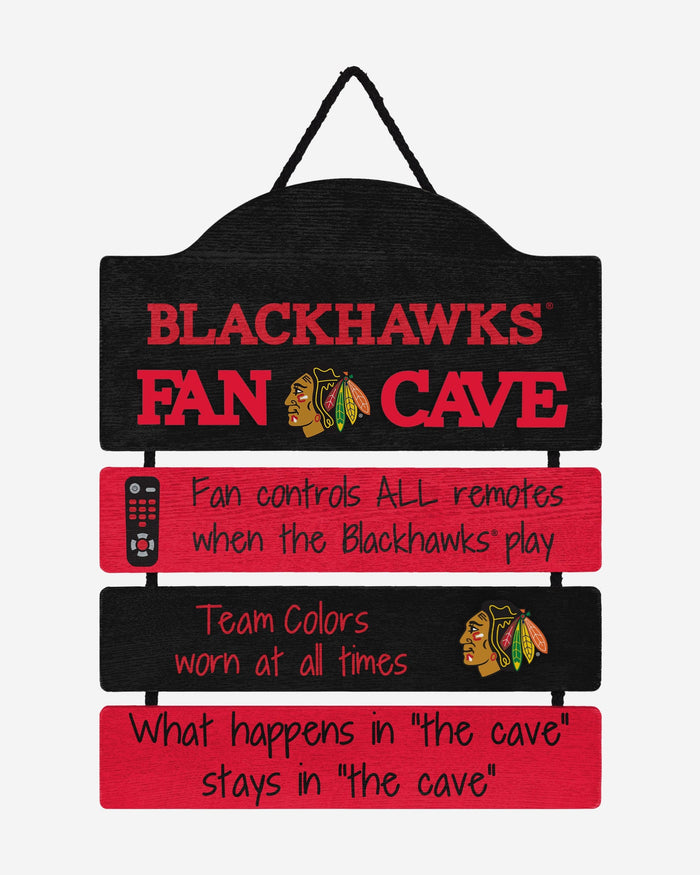 Chicago Blackhawks Mancave Sign FOCO - FOCO.com