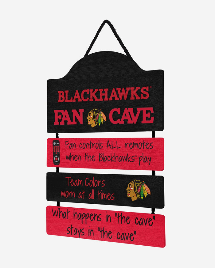 Chicago Blackhawks Mancave Sign FOCO - FOCO.com