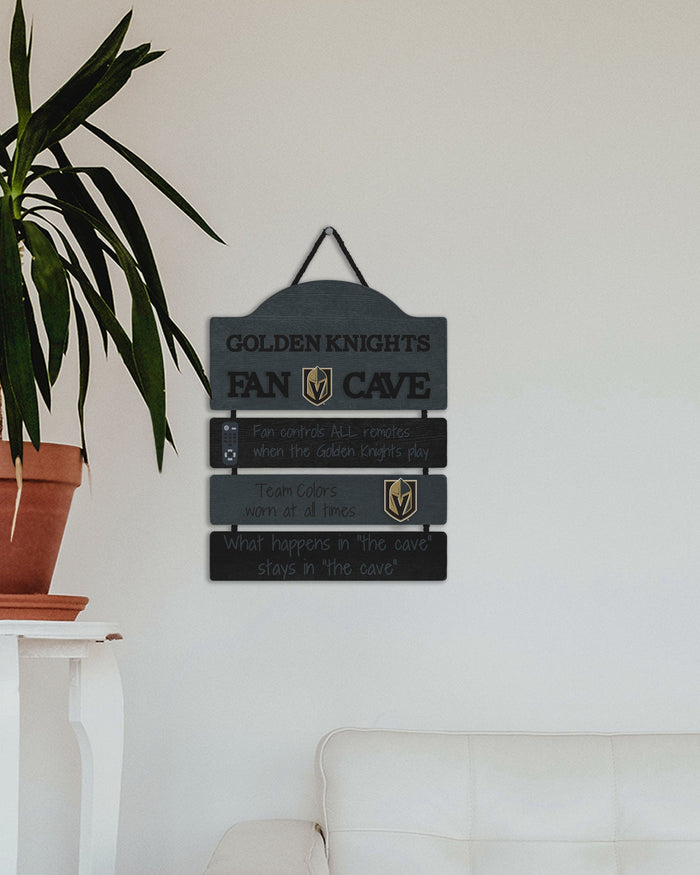 Vegas Golden Knights Mancave Sign FOCO - FOCO.com
