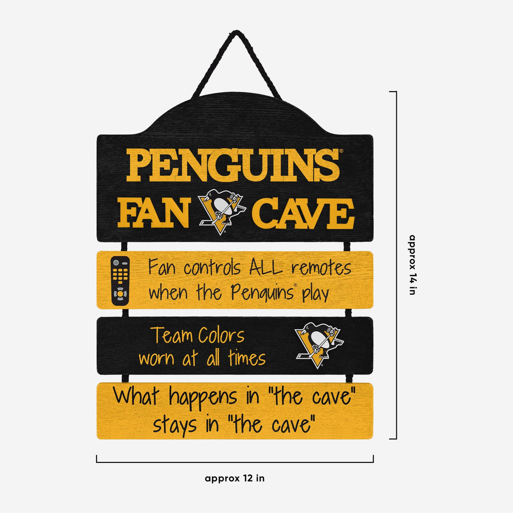 Pittsburgh Penguins Mancave Sign FOCO