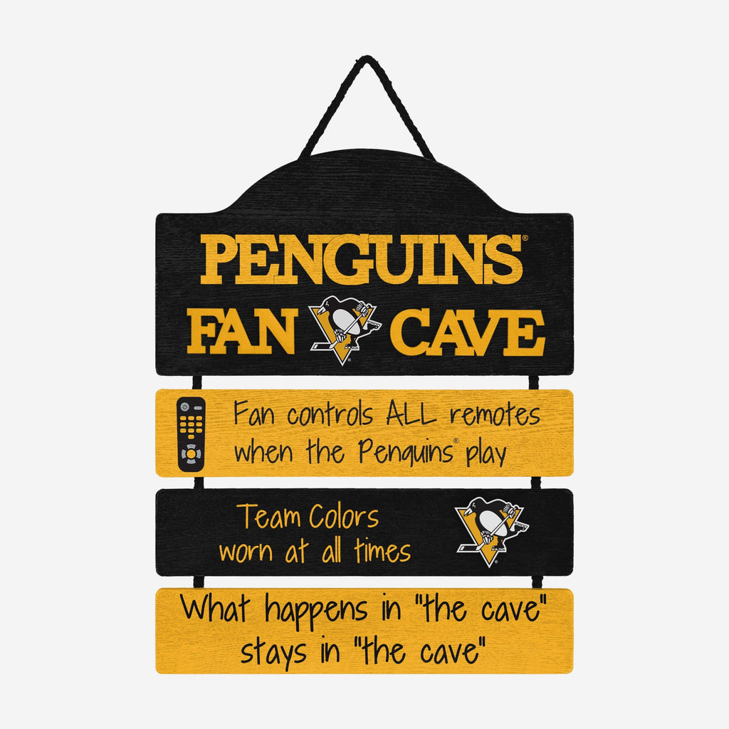 Pittsburgh Penguins Mancave Sign FOCO - FOCO.com