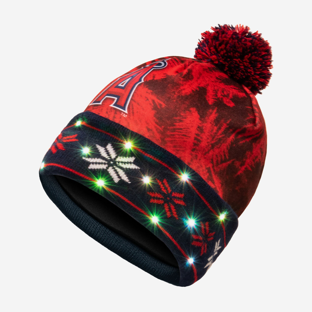 Los Angeles Angels Big Logo Light Up Beanie FOCO - FOCO.com