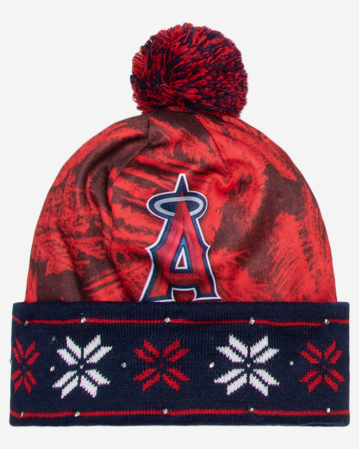 Los Angeles Angels Big Logo Light Up Beanie FOCO - FOCO.com