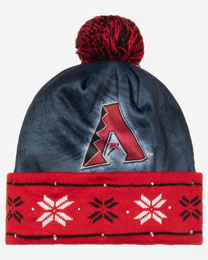 Arizona Diamondbacks Big Logo Light Up Beanie FOCO - FOCO.com