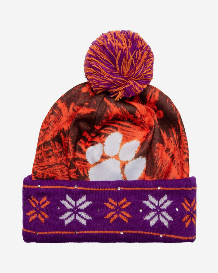 Clemson Tigers Big Logo Light Up Beanie FOCO - FOCO.com