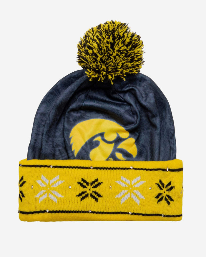 Iowa Hawkeyes Big Logo Light Up Beanie FOCO - FOCO.com