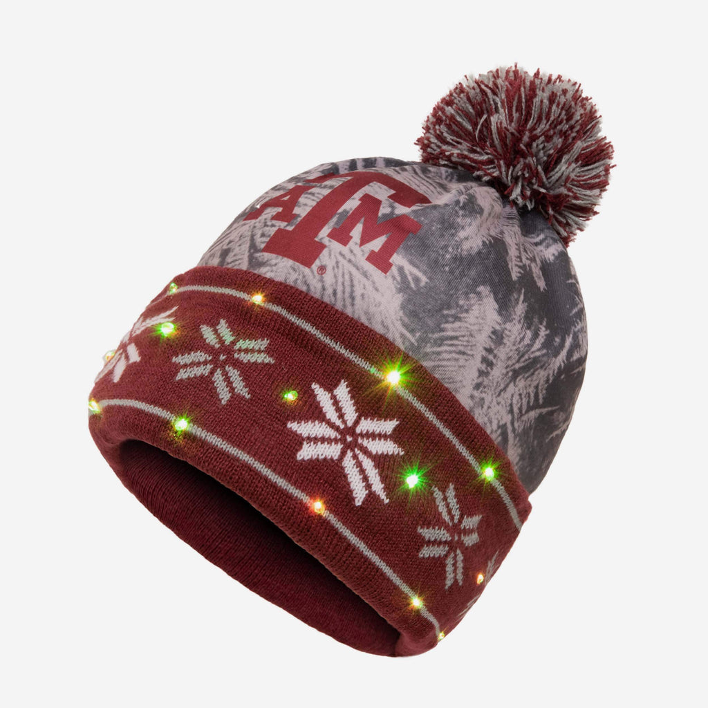 Texas A&M Aggies Big Logo Light Up Beanie FOCO - FOCO.com