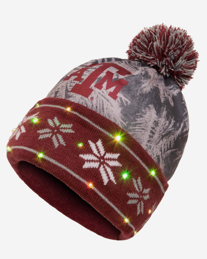 Texas A&M Aggies Big Logo Light Up Beanie FOCO - FOCO.com