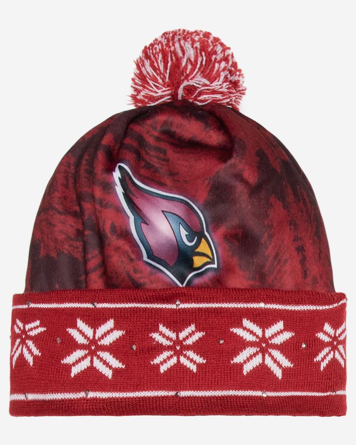 Arizona Cardinals Big Logo Light Up Beanie FOCO - FOCO.com