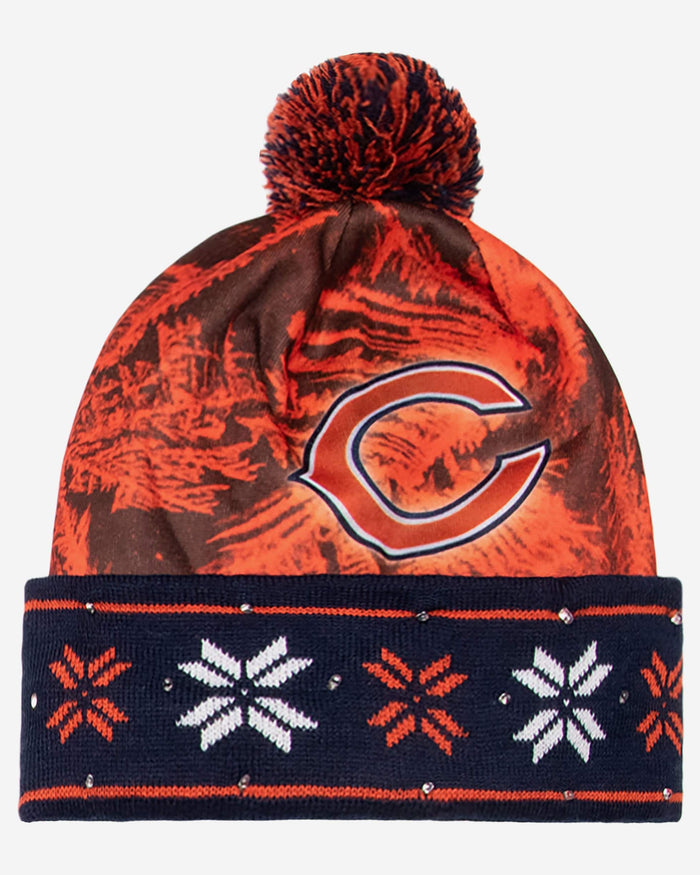 Chicago Bears Big Logo Light Up Beanie FOCO - FOCO.com