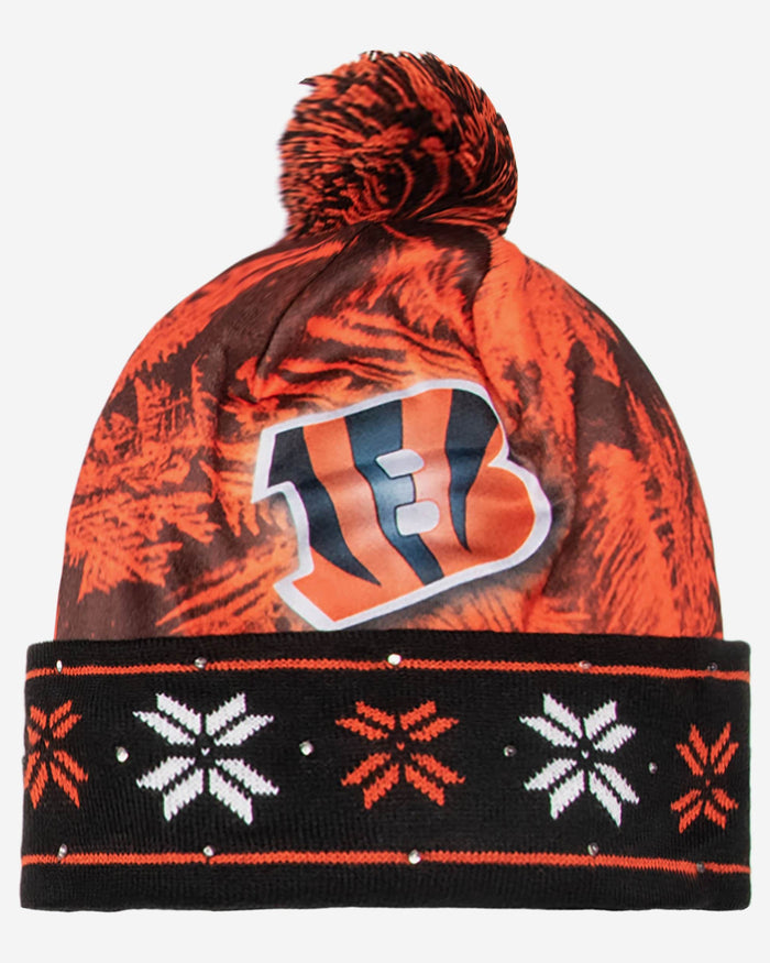 Cincinnati Bengals Big Logo Light Up Beanie FOCO - FOCO.com