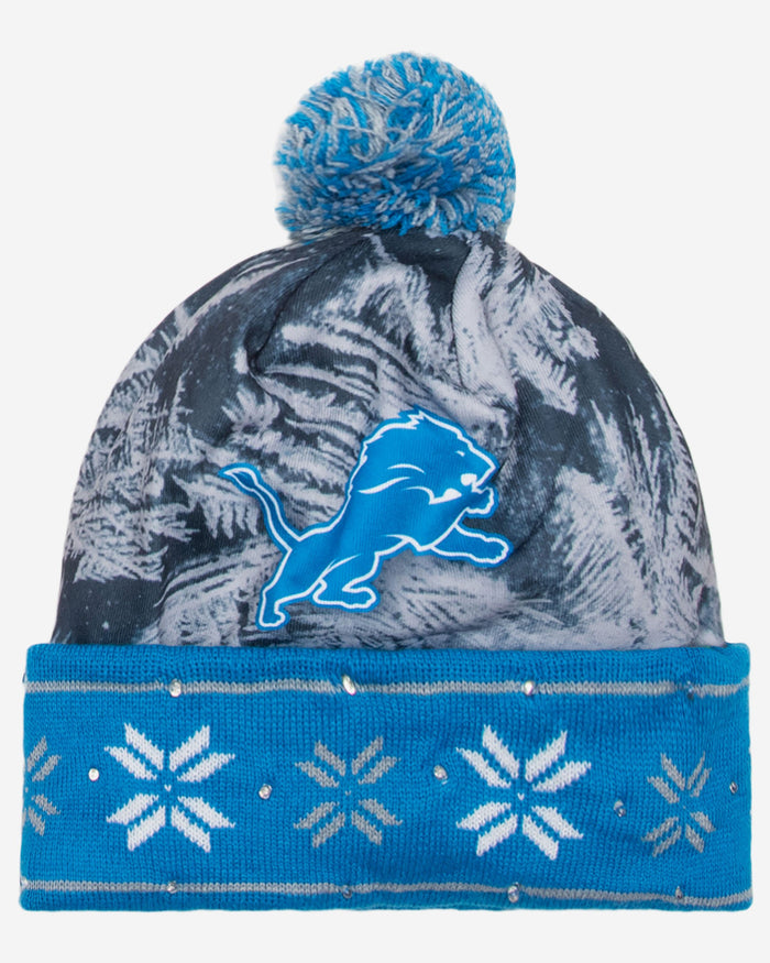 Detroit Lions Big Logo Light Up Beanie FOCO - FOCO.com