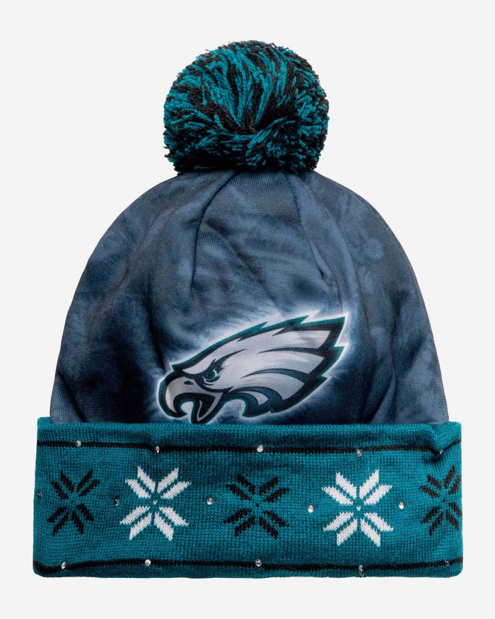 Philadelphia Eagles Big Logo Light Up Beanie FOCO - FOCO.com