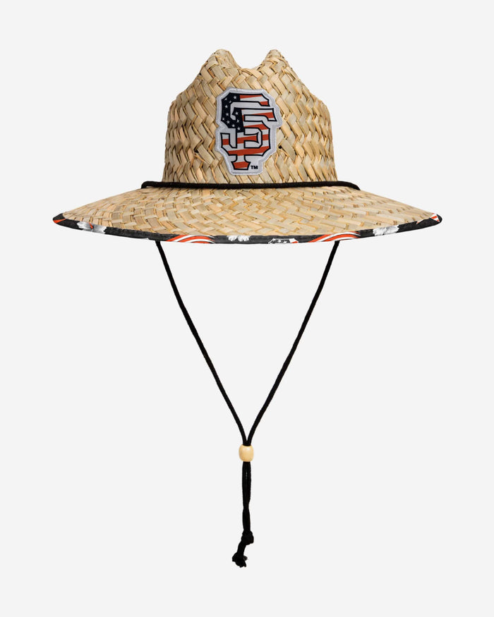 San Francisco Giants Americana Straw Hat FOCO - FOCO.com