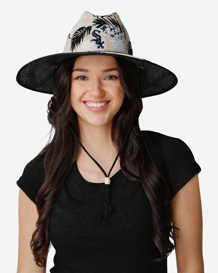 Chicago White Sox Floral Printed Straw Hat FOCO - FOCO.com