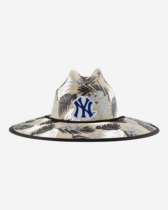 New York Yankees Floral Printed Straw Hat FOCO - FOCO.com