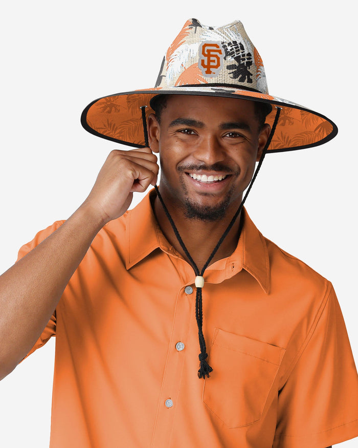 San Francisco Giants Floral Printed Straw Hat FOCO - FOCO.com