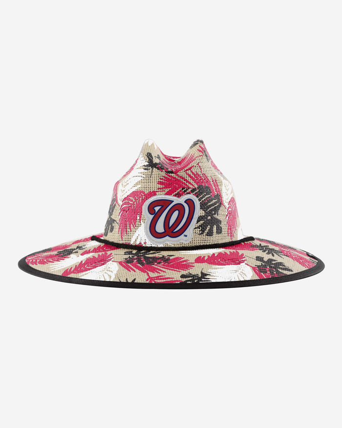 Washington Nationals Floral Printed Straw Hat FOCO - FOCO.com