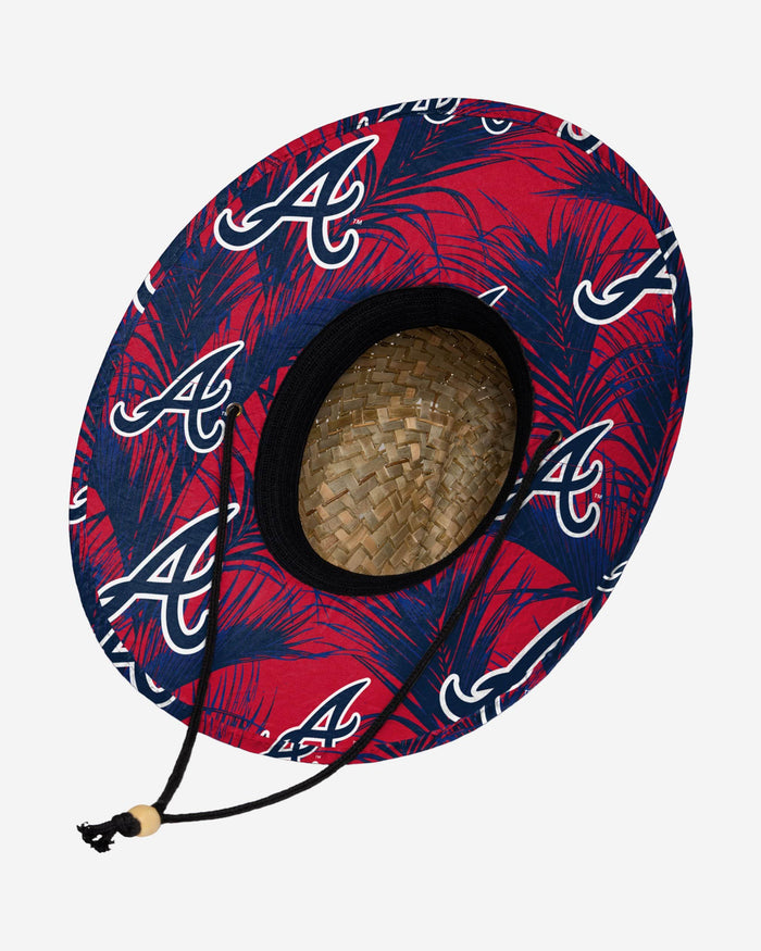 Atlanta Braves Floral Straw Hat FOCO - FOCO.com