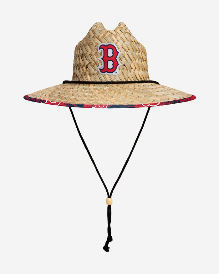 Boston Red Sox Floral Straw Hat FOCO - FOCO.com