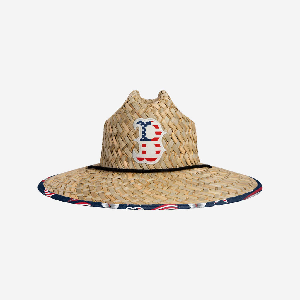 Boston Red Sox Americana Straw Hat FOCO - FOCO.com