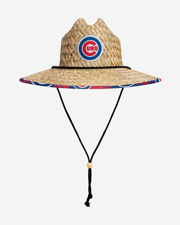 Chicago Cubs Floral Straw Hat FOCO - FOCO.com