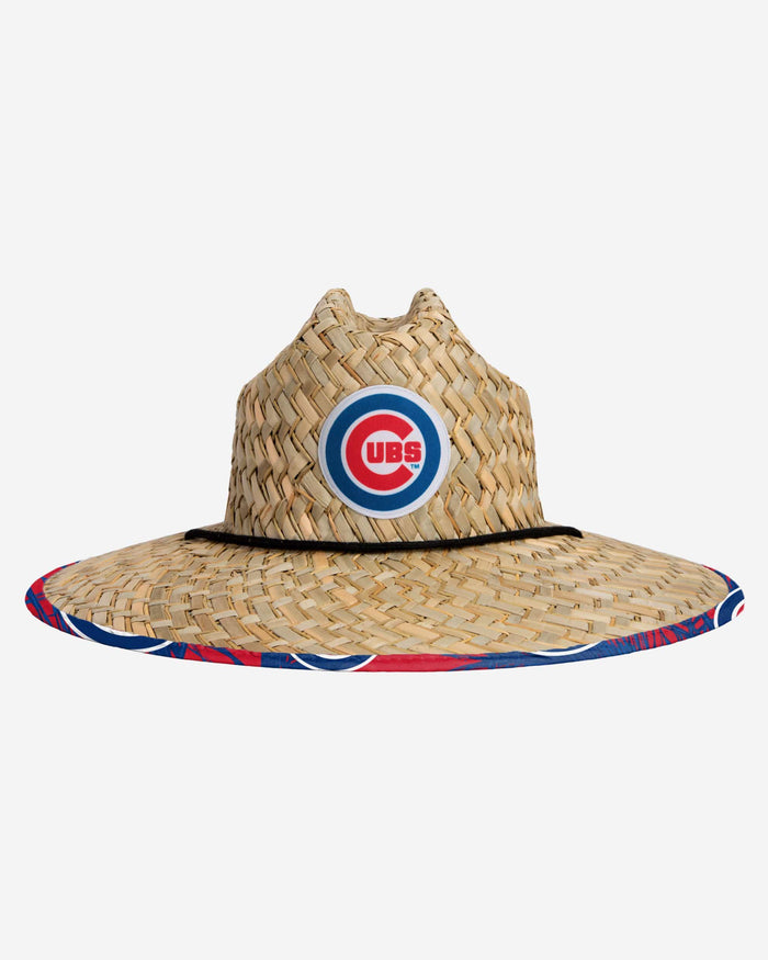 Chicago Cubs Floral Straw Hat FOCO - FOCO.com