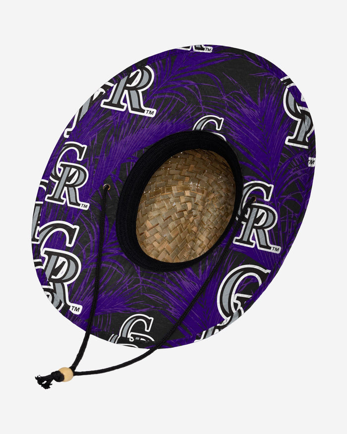 Colorado Rockies Floral Straw Hat FOCO - FOCO.com