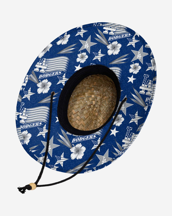 Los Angeles Dodgers Americana Straw Hat FOCO - FOCO.com