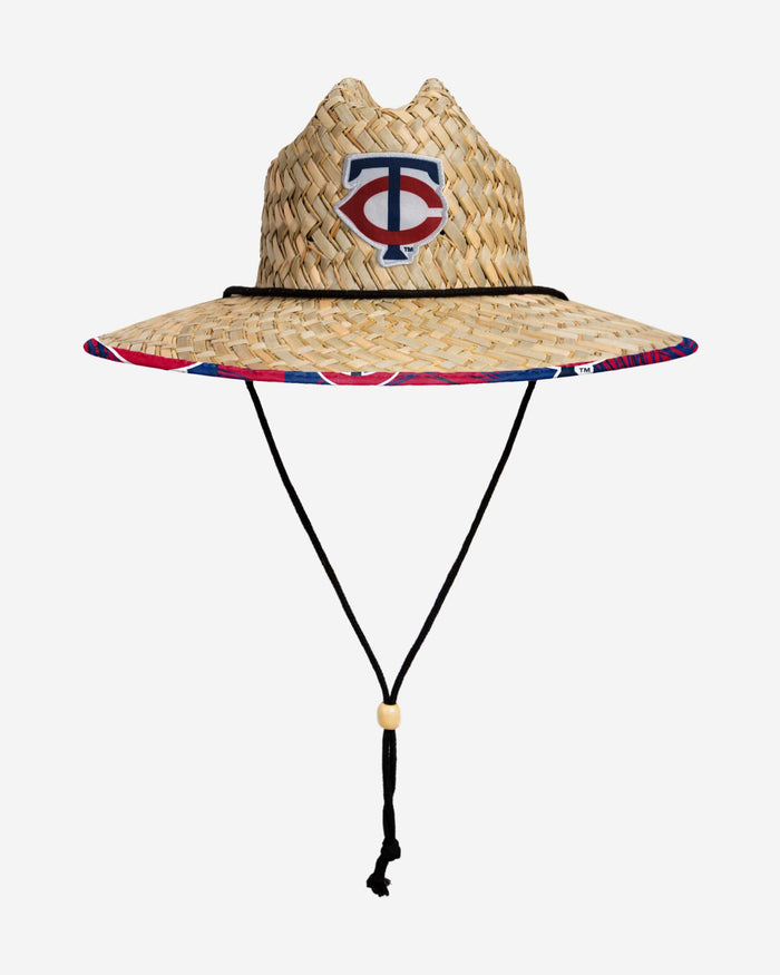 Minnesota Twins Floral Straw Hat FOCO - FOCO.com