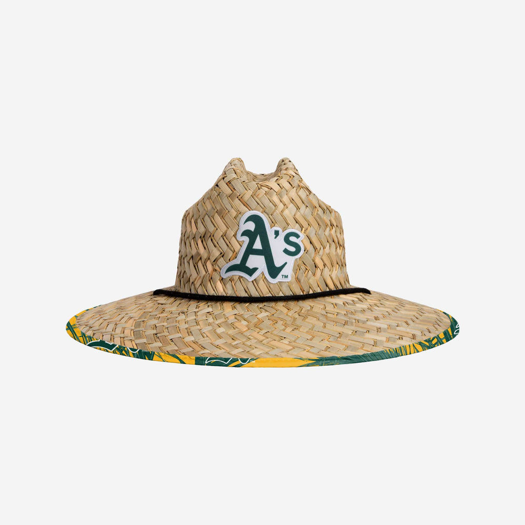 Oakland Athletics Floral Straw Hat FOCO - FOCO.com