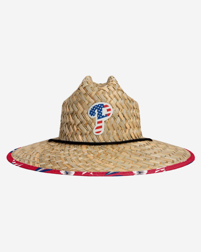 Philadelphia Phillies Americana Straw Hat FOCO - FOCO.com