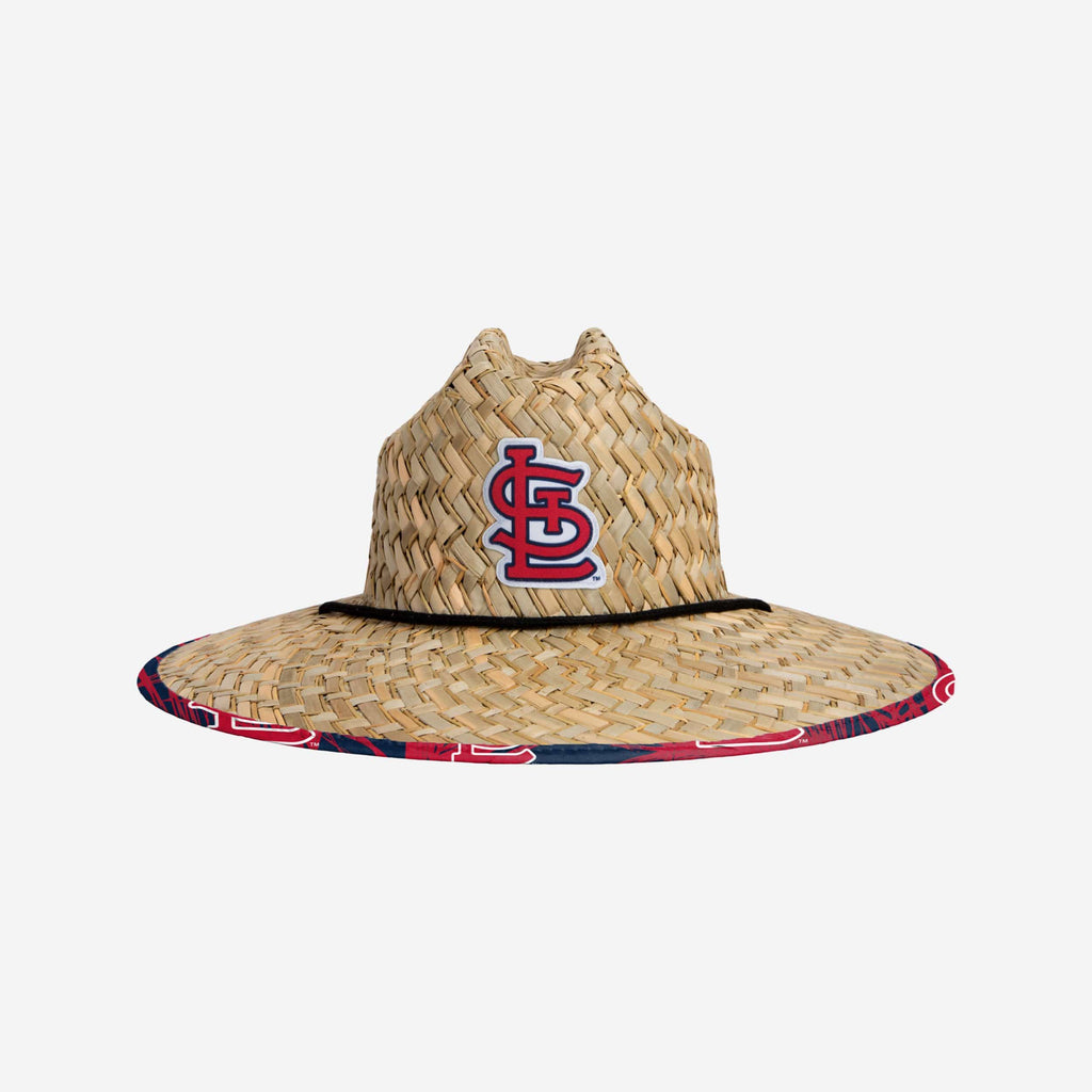 St Louis Cardinals Floral Straw Hat FOCO - FOCO.com