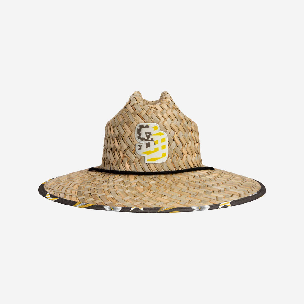 San Diego Padres Americana Straw Hat FOCO - FOCO.com