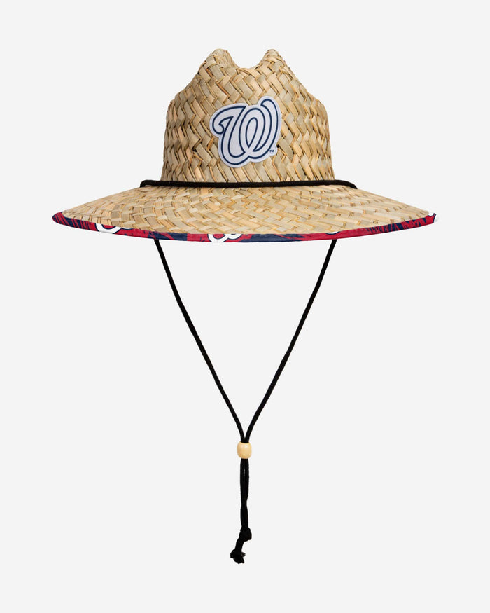 Washington Nationals Floral Straw Hat FOCO - FOCO.com