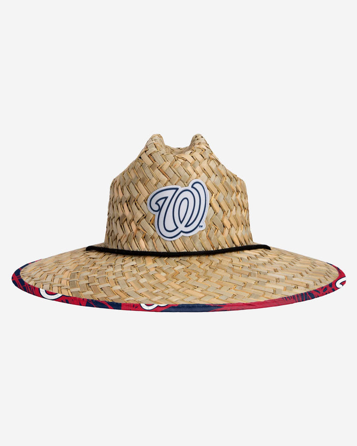 Washington Nationals Floral Straw Hat FOCO - FOCO.com