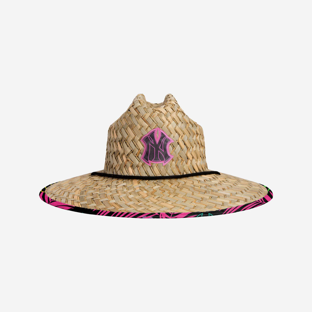 New York Yankees Highlights Straw Hat FOCO - FOCO.com