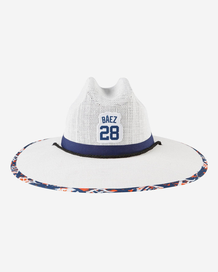 Javier Baez Detroit Tigers Straw Hat FOCO - FOCO.com