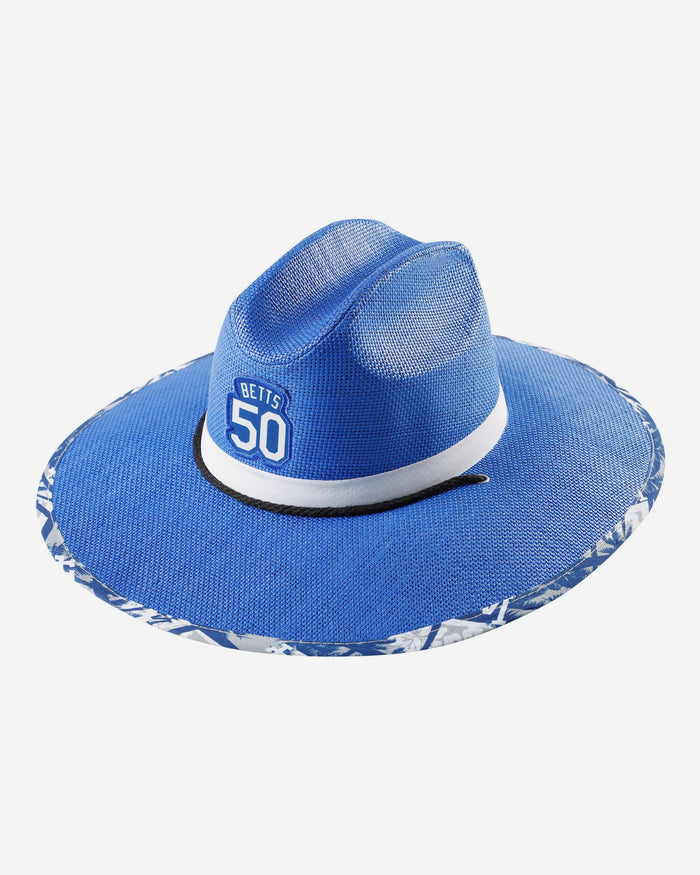 Mookie Betts Los Angeles Dodgers Straw Hat FOCO - FOCO.com